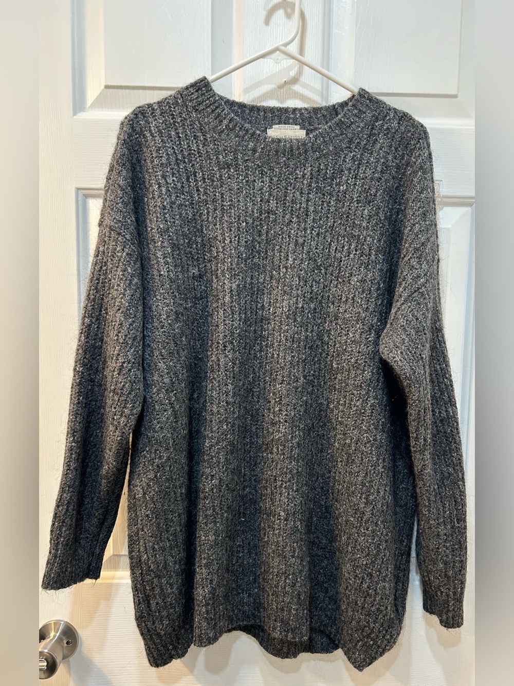 Denim & Supply Ralph Lauren Chunky Wool Blend Sweater Sz L Old Money Pullover